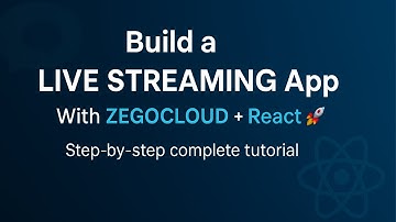 🚀 Build a Real-Time Live Streaming App in ReactJS with ZEGOCLOUD | Full Tutorial with Source Code