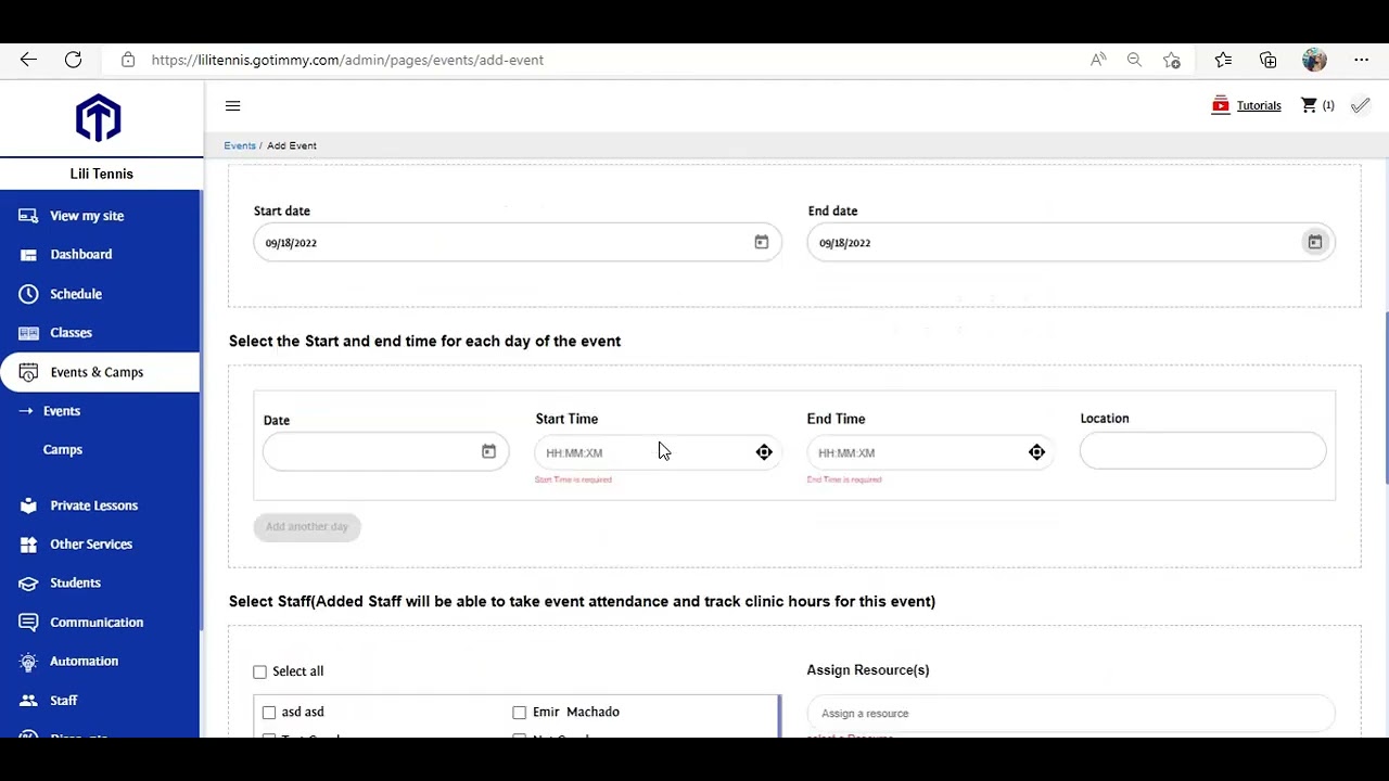 How to create an Event? - YouTube
