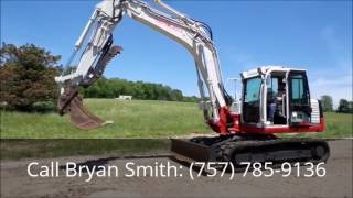 Mini excavator for sale in NC  - (757) 785-9136 - 2008 Takeuchi TB1140 mini