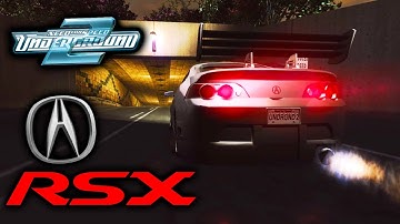 Fastest Drag Tune for Acura RSX 2.0L I4 in Need For Speed Underground 2