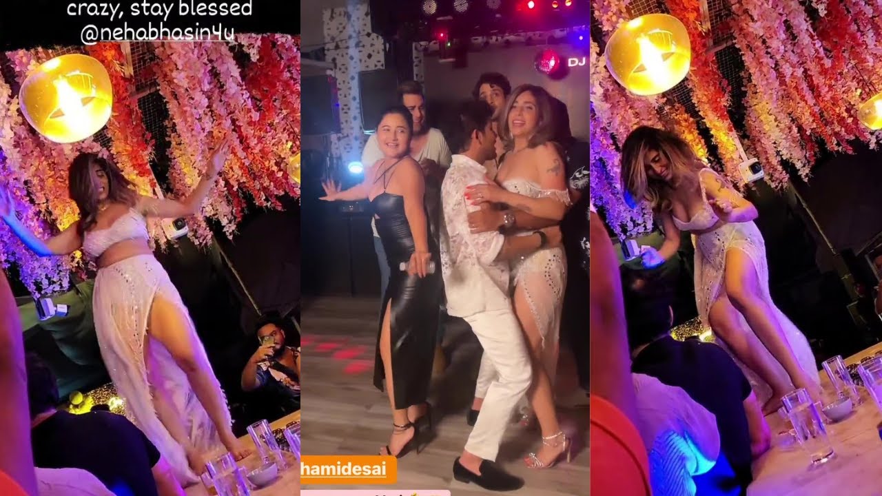 Neha Bhasin ने अपनी Birthday Party  में टेबल पर चढ़कर किया डांस, यूजर ने किया ट्रोल | Rashmi Desai 