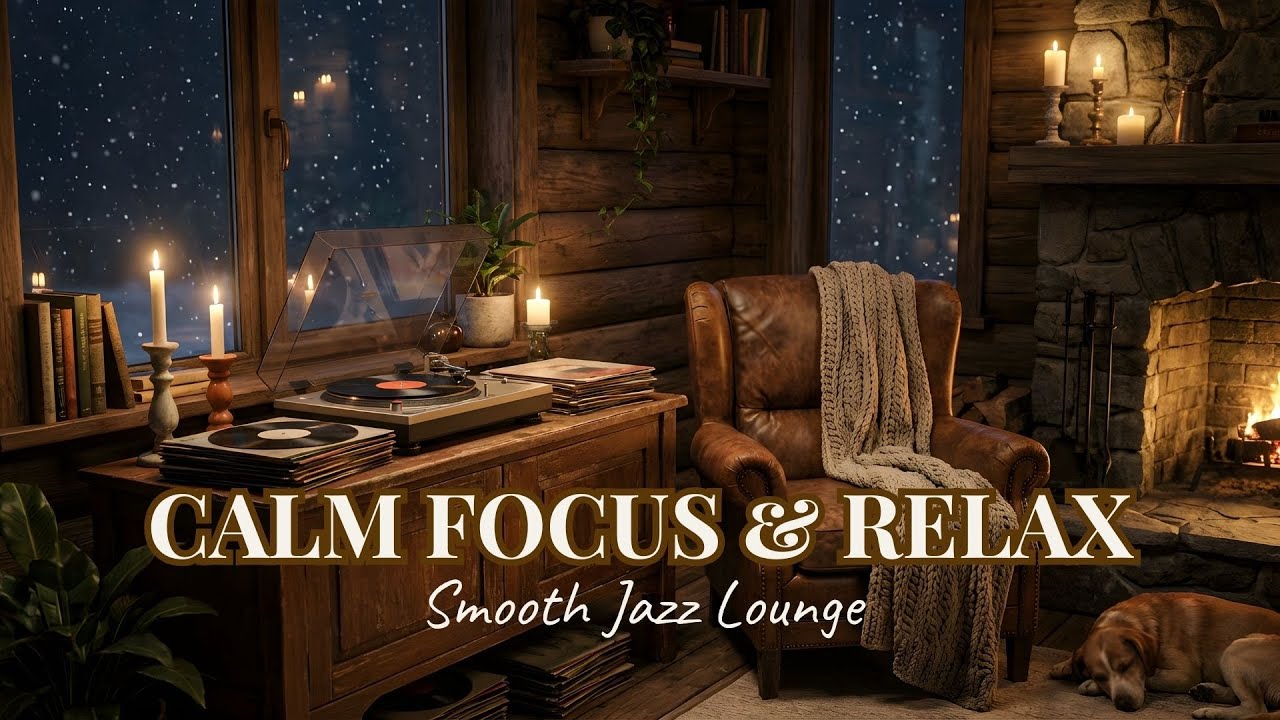 Winter Vinyl Lounge • Smooth Jazz Soul | Cozy Focus & Relax