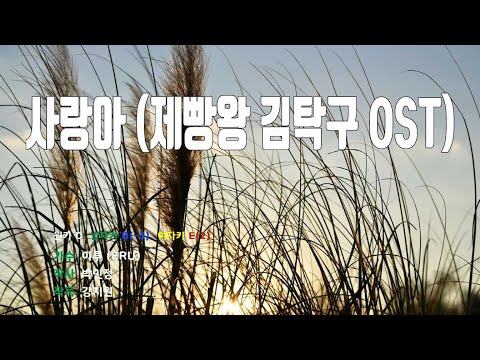 [은성 반주기] 사랑아(제빵왕김탁구OST) - 이루(ERU)