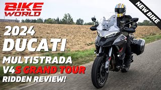 2024 Ducati Multistrada V4s Grand Tour | Exclusive New Bike Review!