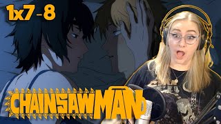 EVERYTHING HAS CHANGED! Chainsaw Man 1x7-8 *First Time Watching* (Reaction/Commentary)┃Ashe Reacts