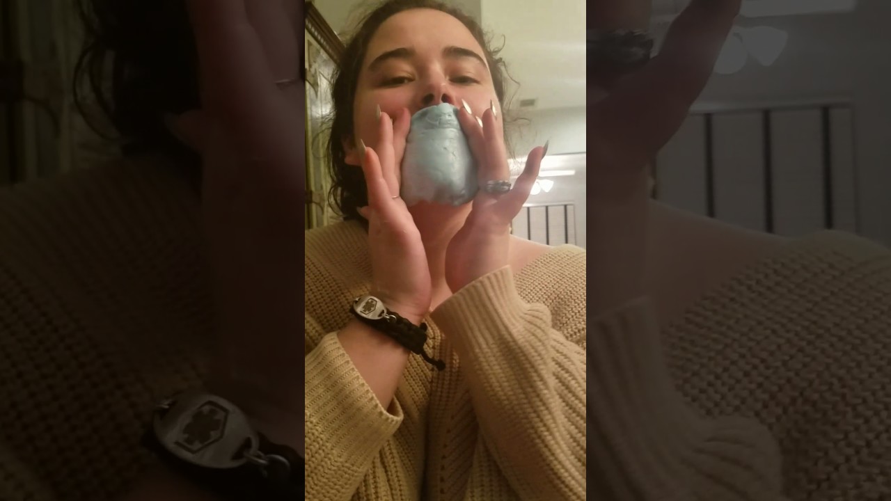 WOW!!!! BUBBLE BLOWING SLIME!!!!