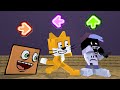 FNF Character Test Gameplay VS Minecraft Animation VS Orange Scratch Cat Billy Silly But Bad