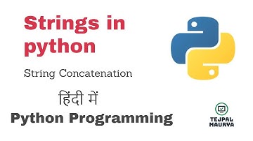 String In Python || String Concatenation Lec-6.2