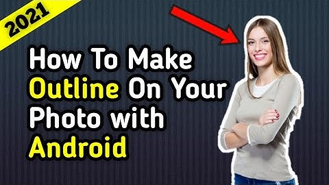 How to make white outline in thumbnail photo | with android