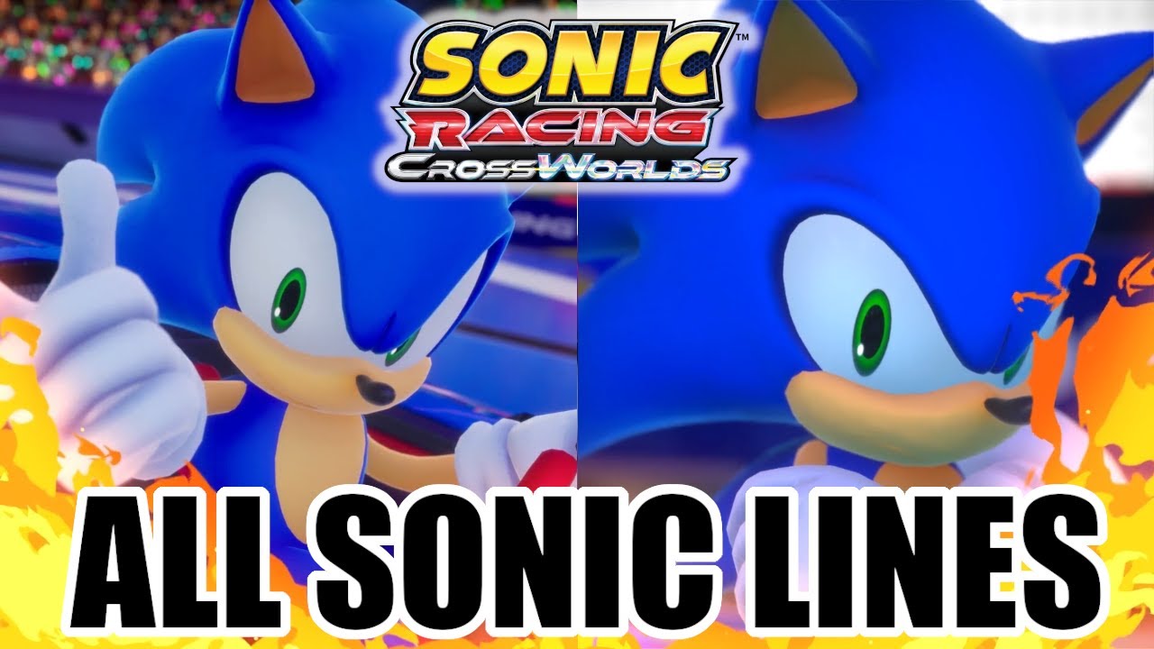 Все взаимодействия соперников Sonic ONT — CrossWorlds