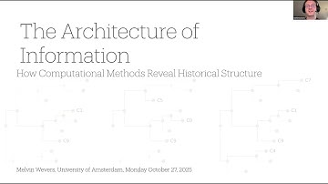 Melvin Wevers: The Architecture of Information.