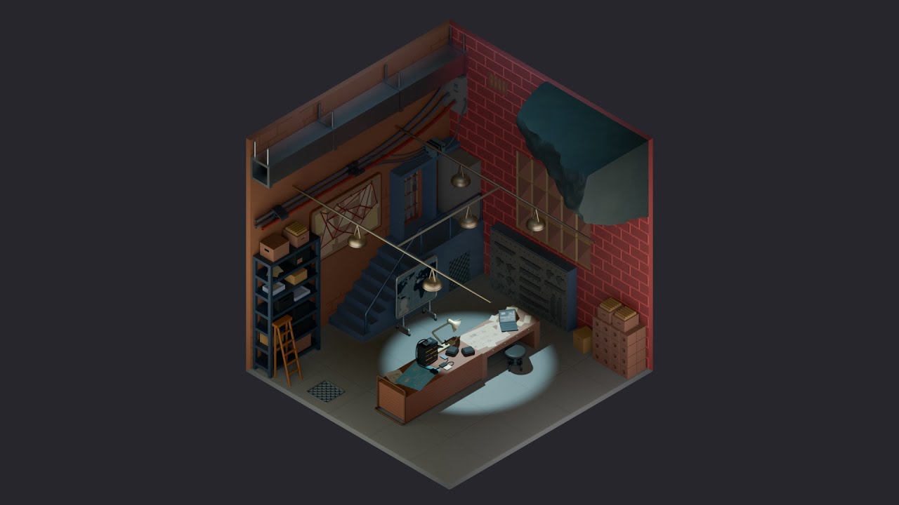 Secret Agent Room 1 | 3D Animation
