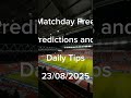 Free Football Tips and Predictions for Matchday