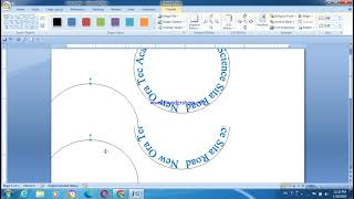 how to make monogram logo in ms office word 2007