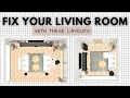 Living Room Mistakes To Avoid | 3 Layouts for Small Living Rooms &amp; Big Living Rooms