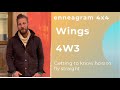 Enneagram type 4  wings  4w3 four wing three