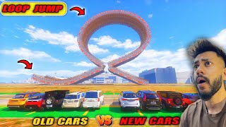 GTA 5 NEW INDIAN CARS VS OLD INDIAN CARS LOOP RAMP😨😍 CHALLANGE GTA 5