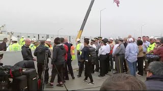 Temporary lanes open on I-95 in Philadelphia