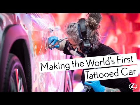 Lexus – The Making of the World's First Tattooed Car