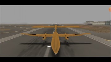 AIRLINE COMMANDER DHC - 8 LICENSE G TEST ( altitude sensor failure ) heavy fog