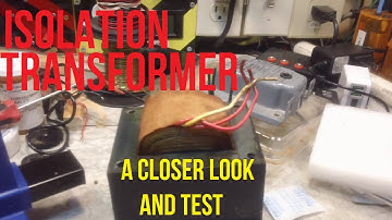 DERB - Isolation Transformer - Closer look and test