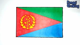 How to Draw The Flag of Eritrea