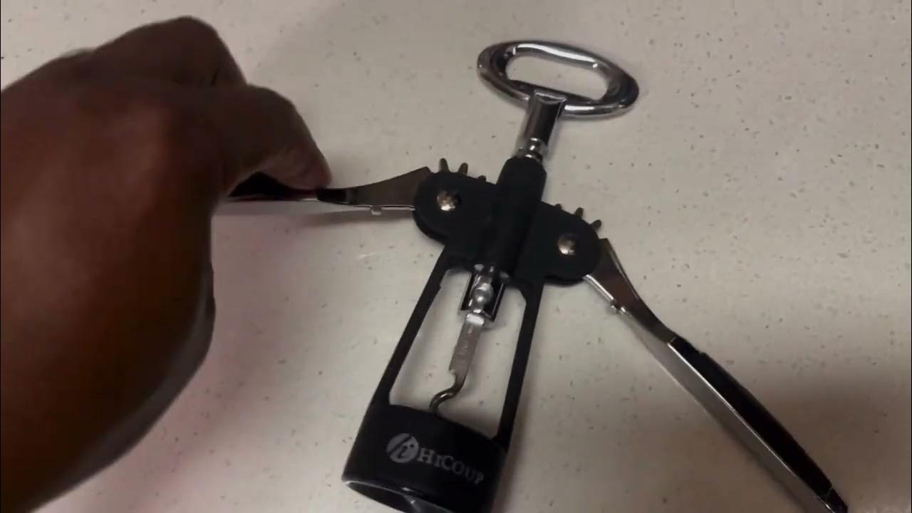 HiCoup Wine Opener Wing Corkscrew Beer and Wine Bottle Opener Review