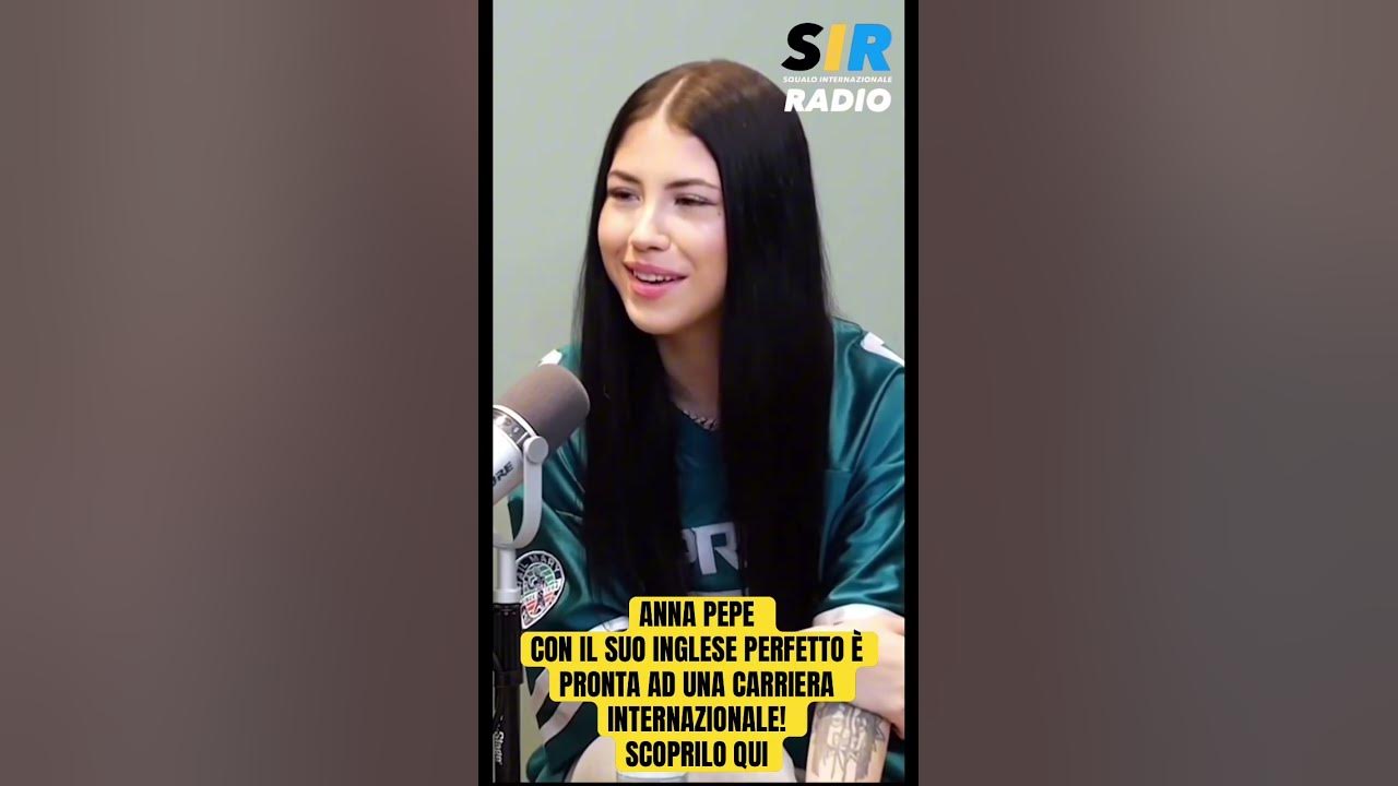 ANNA PEPE CON IL SUO INGLESE PERFETTO È PRONTA AD UNA CARRIERA INTERNAZIONALE! #anna #annapepe #sir