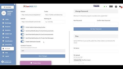 Welcome to CanSAGE2021 - Getting around in PheedLoop