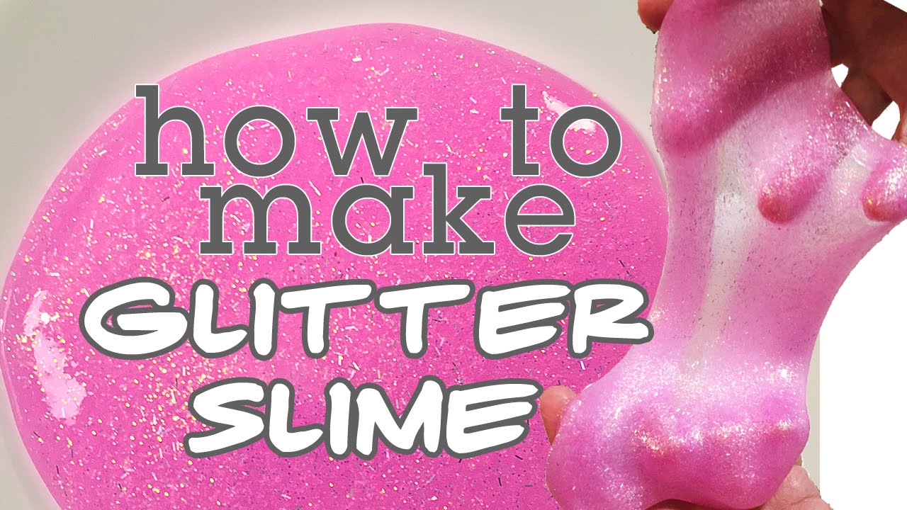 How To Make Glitter Slime (easy) - YouTube