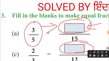 PSEB 4th maths exercise 3.2 Fractional Numbers | pseb 4th maths chapter 3rd | Fractional Numbers 3.2