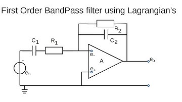 Electronic Band-Pass Filter using Lagrangians.