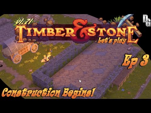 timber-and-stone-v.171-►-let's-play-episode-3---stone-shortages-and-an-"odd"-death