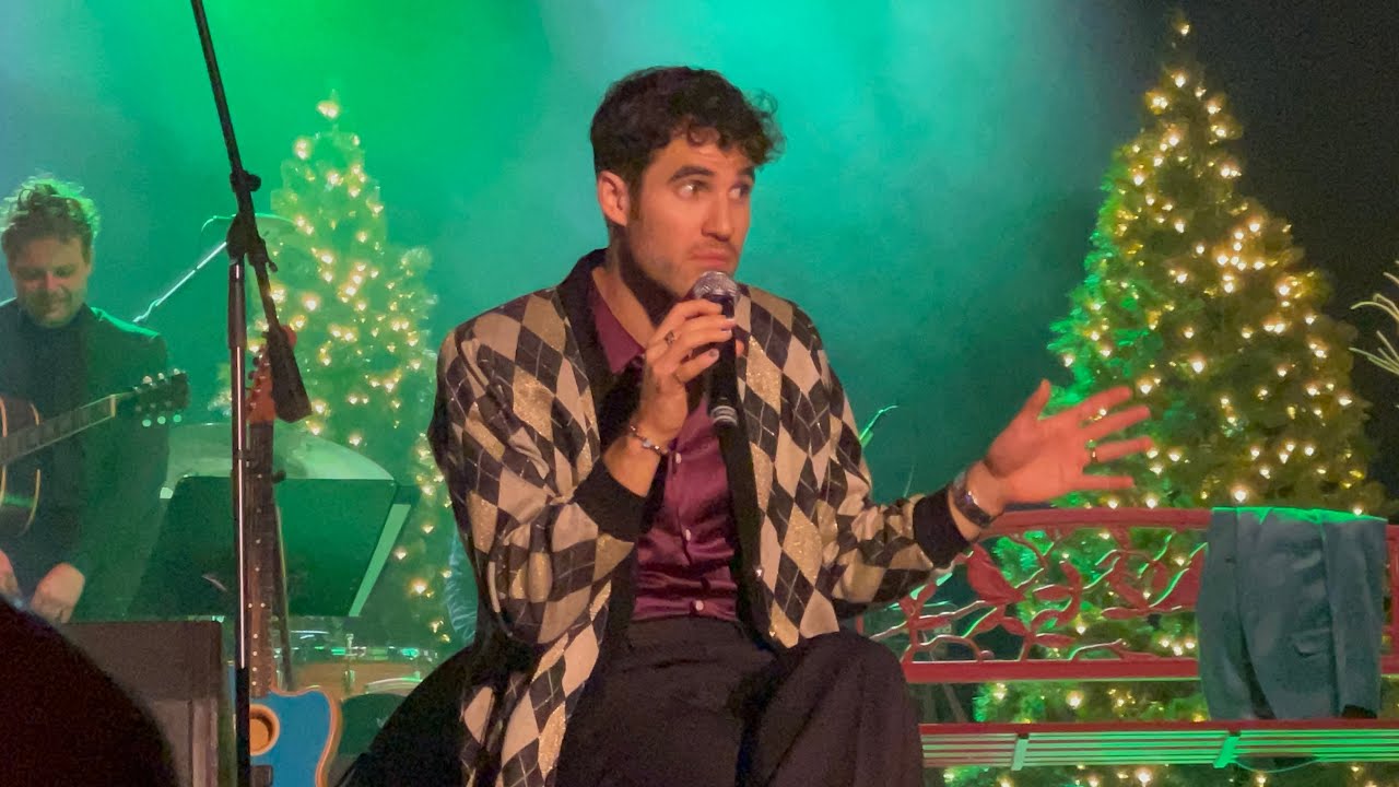 Darren Criss All Those Christmas Cliches The Paramount NY 12/15/22 YouTube