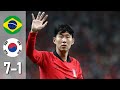 Brazil vs south korea 71 all goals  extended highlights