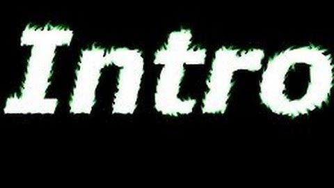 My YouTube Intro! (Read the description down below please!) Enjoy!