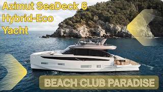 Azimut SeaDeck 6 Hybrid-Electric Yacht w/ Revolutionary In/Outdoor Connection - YachtSpecsDirect.com