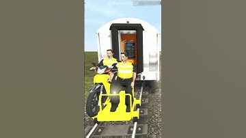 Gerbong Kereta Api Ketinggalan Di Palang Pintu Perlintasan #tranding #railway #train #keretaapi