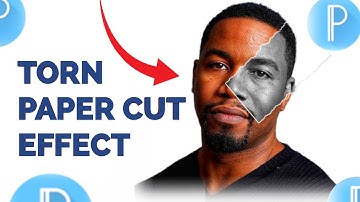 HOW TO CREATE TORN PAPER EFFECT ON PIXELLAB || ADVANCED TORN PAPER CUT TUTORIAL 😱🔥