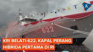 Penampakan KRI Belati-622, Kapal Cepat Rudal Hybrid Pertama di Indonesia