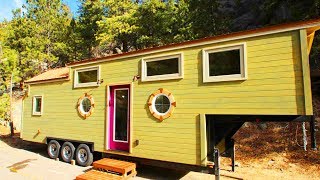 The Valhalla 35ft Gooseneck Tiny House by Simblissity Tiny Homes