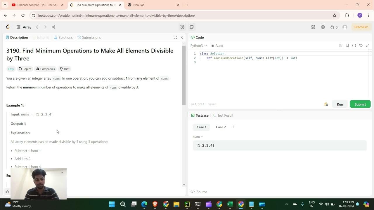 3190.Find Minimum Operations to Make All Elements Divisible by Three ...