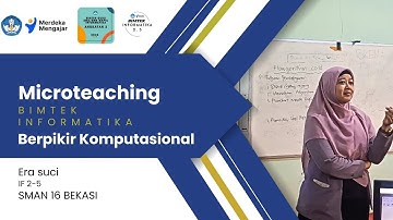 Microteaching Bimtek Informatika - Algoritma Pemrograman