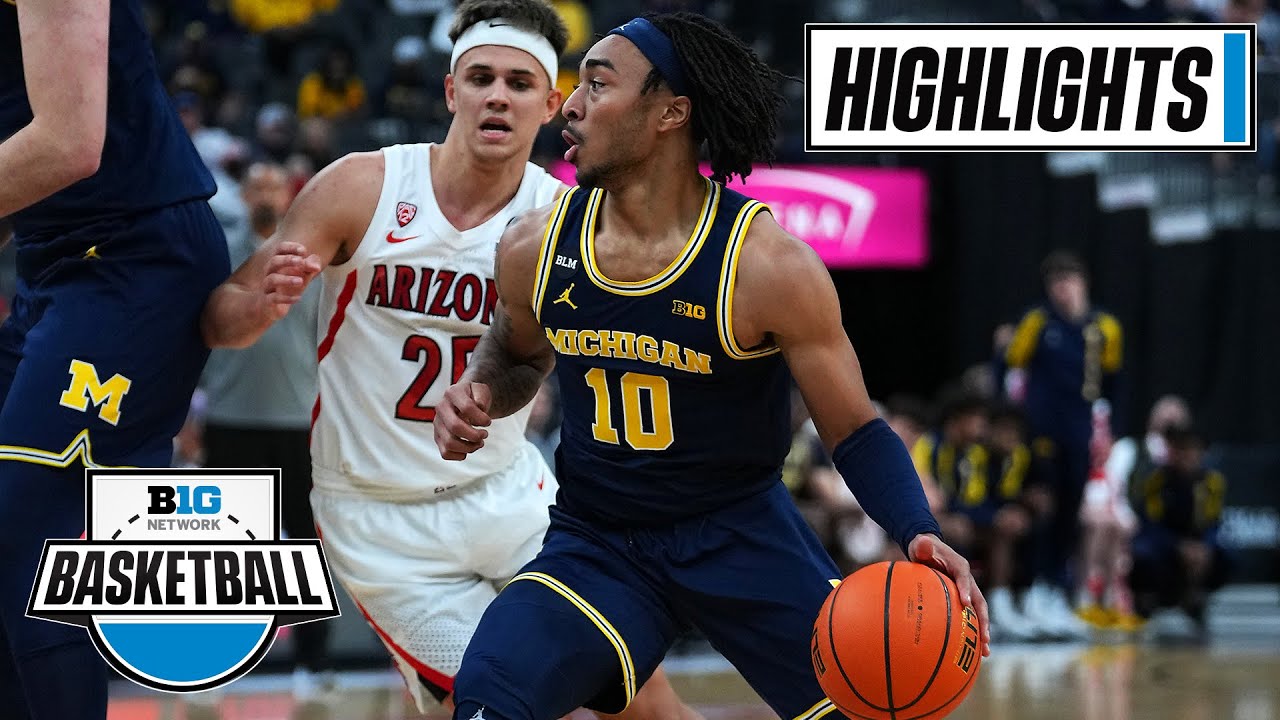 Arizona vs. Michigan | Extended Highlights | Big Ten Men's Basketball | Nov. 21, 2021