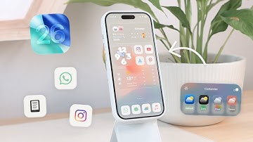 ☁️ How to Customise App Icons on iOS 26 | shortcuts, clear/tinted icons