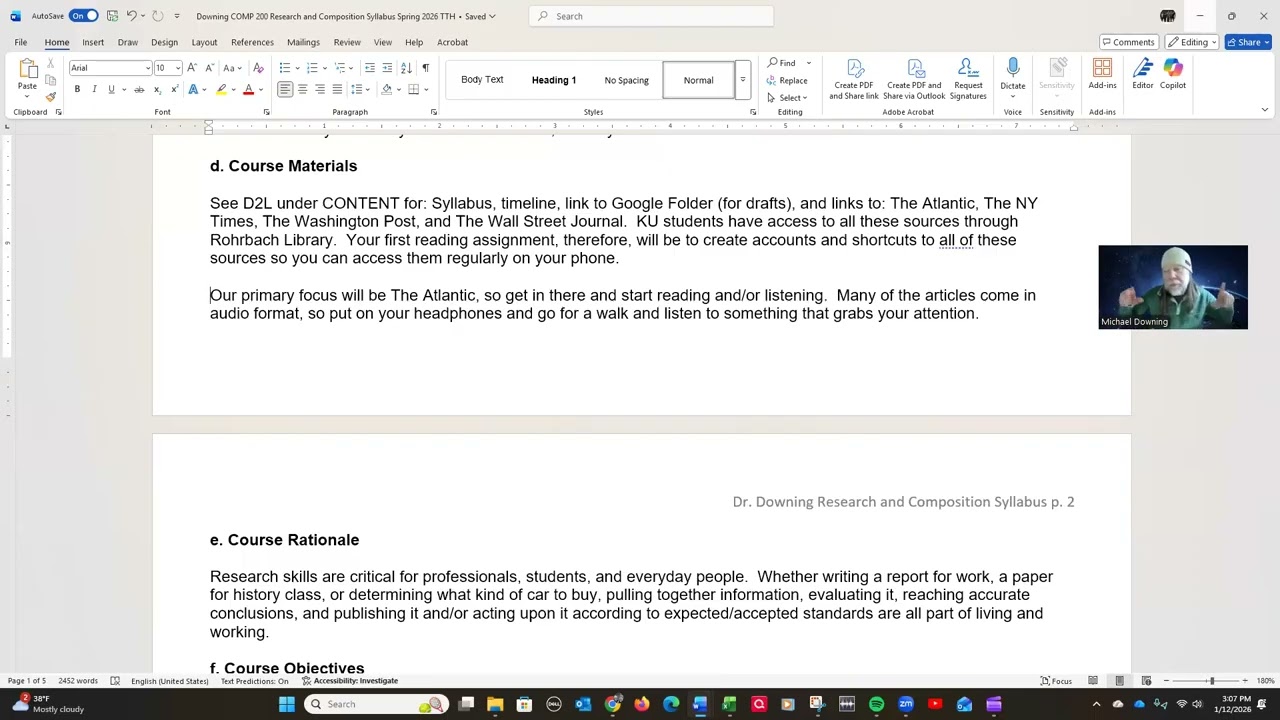 SPRING 2026 #2: COMP 200 SYLLABUS