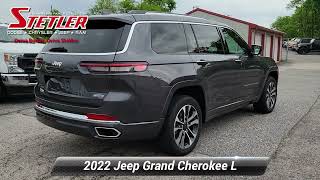 Certified 2022 Jeep Grand Cherokee L Overland, York, PA 740671A