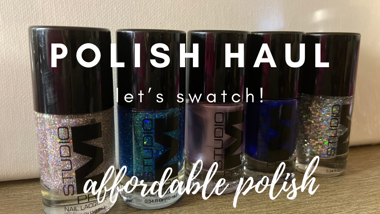 HAUL Affordable Nail Polish. StudioMPro polish Meijer’s. Swatch