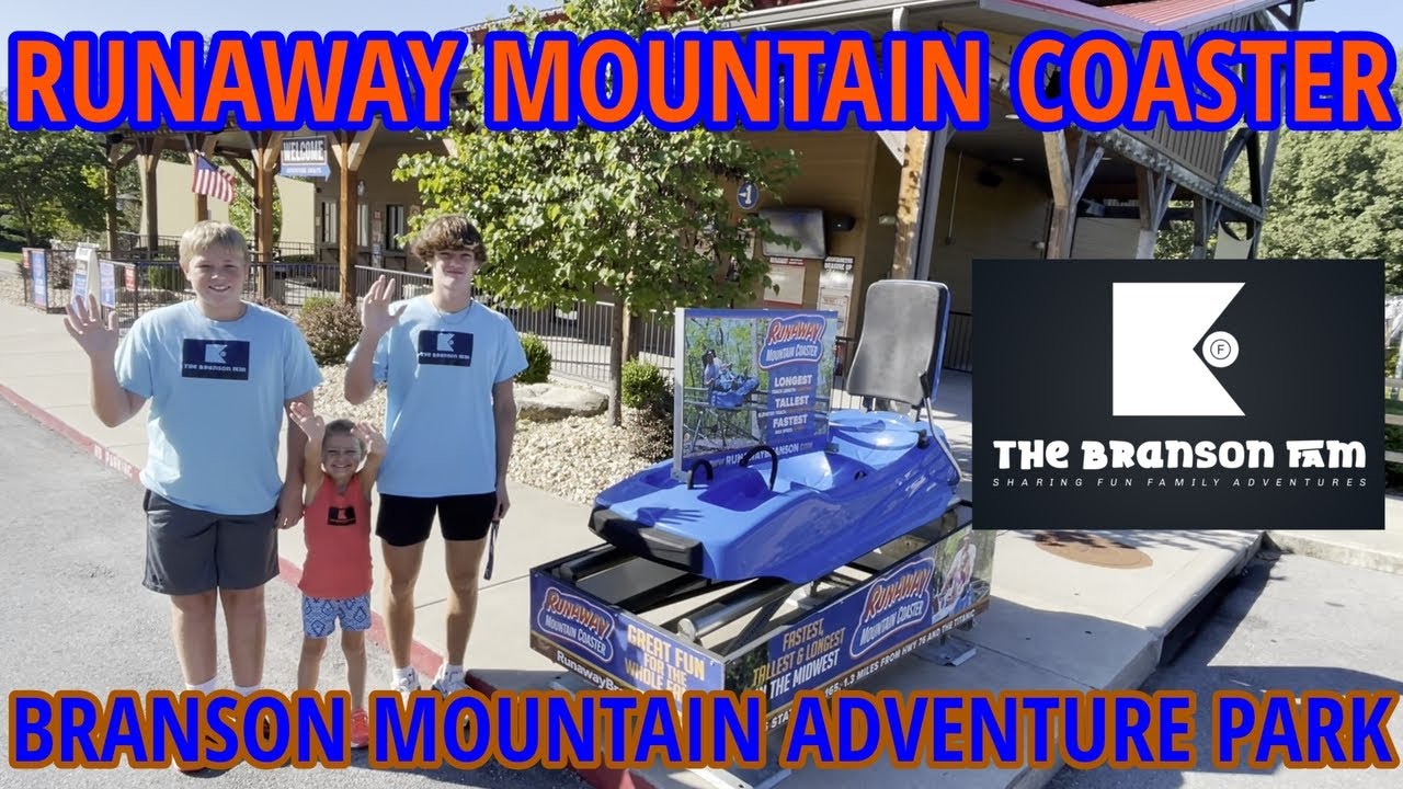 Runaway Mountain Coaster Branson, Missouri YouTube