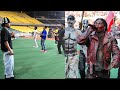 TAZAMA JINSI MBOSSO ALIVYO WAPANGA MADANSA WAKE KABLA YA SHOW YAKE SIMBA DAY KWA MKAPA SOUND CHECK